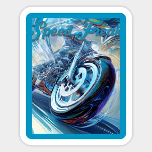 Motorcycle Speed Freak Sticker